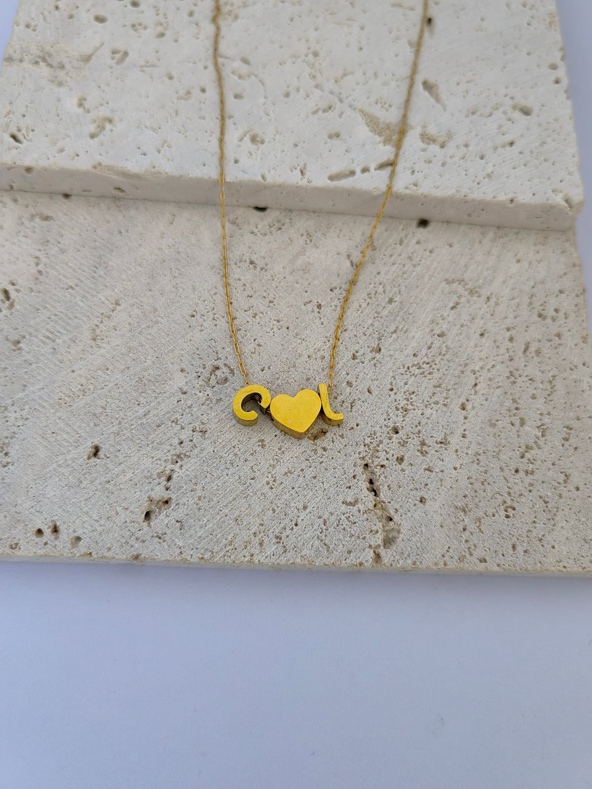 DAINTY 3 INITIAL NECKLACE