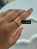 1 ROW CUBIC RING