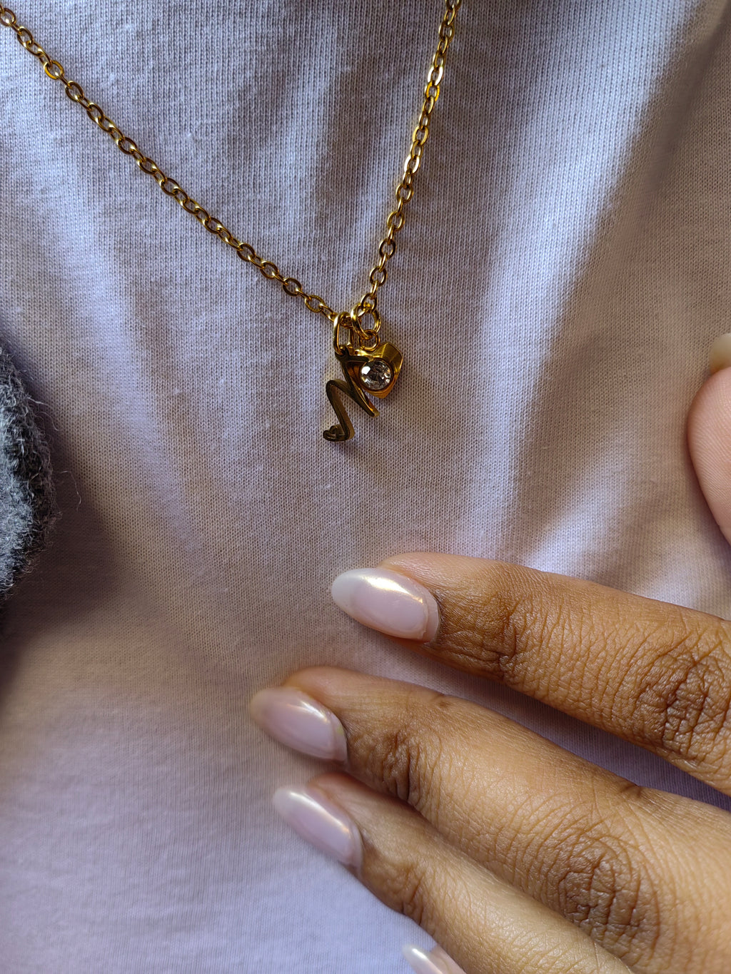 HEART INITIAL NECKLACE