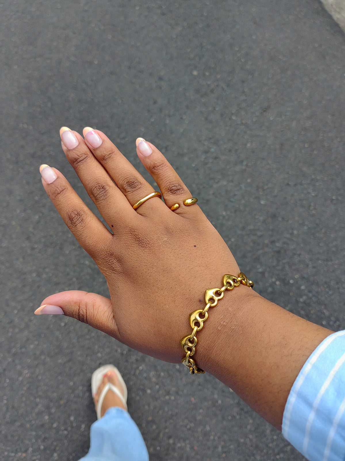CHUNKY HEART BRACELET
