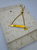 MEN'S CROWN NAMEPLATE BRACELET
