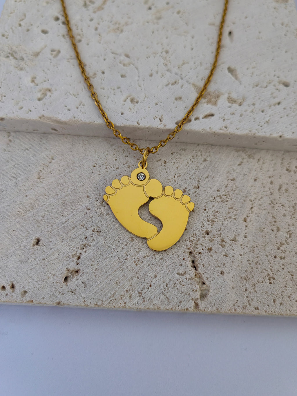 BABY FEET NECKLACE
