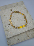 3 NAMEPLATE BRACELET