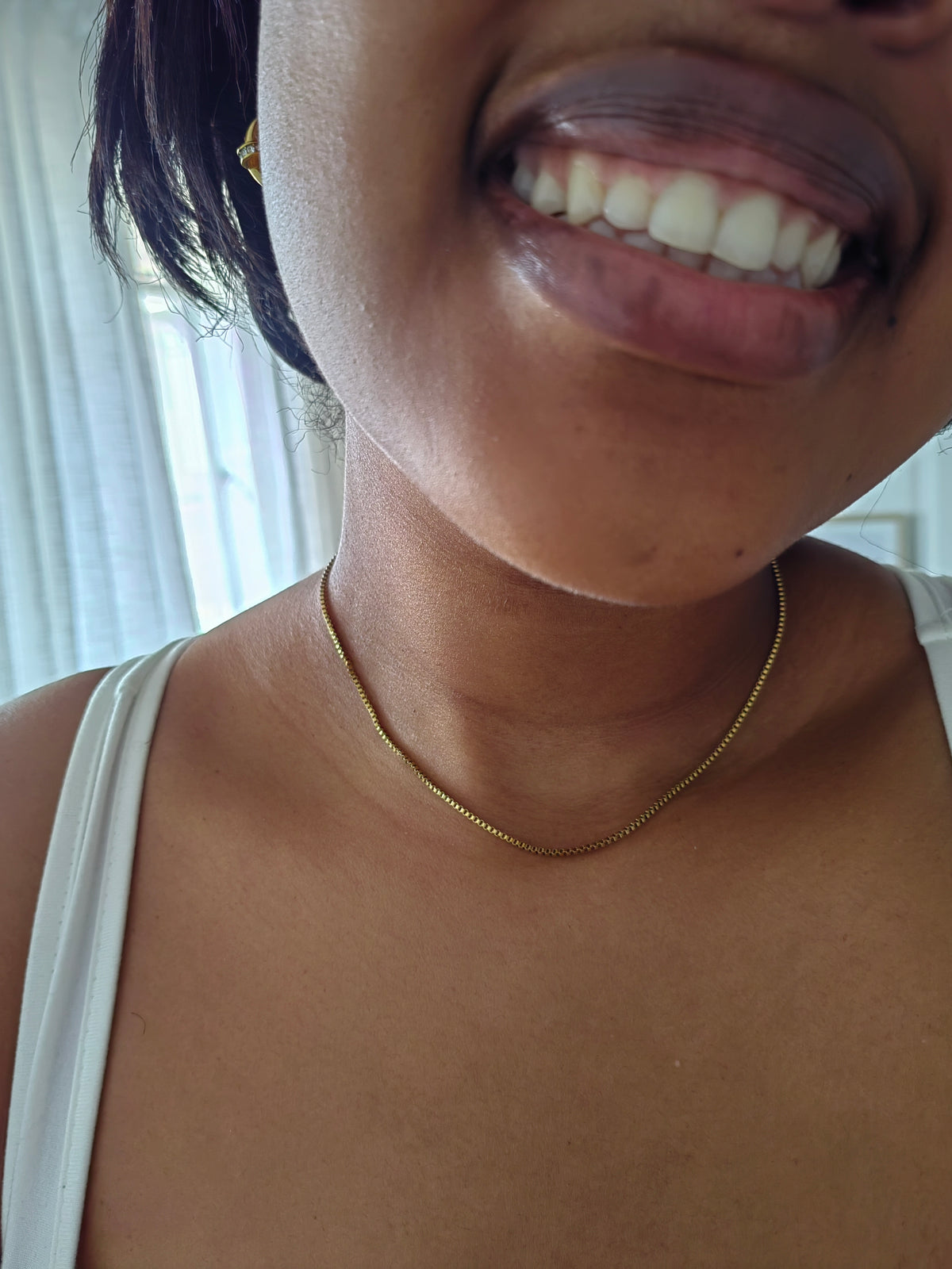 SMALL BOX NECKLACE