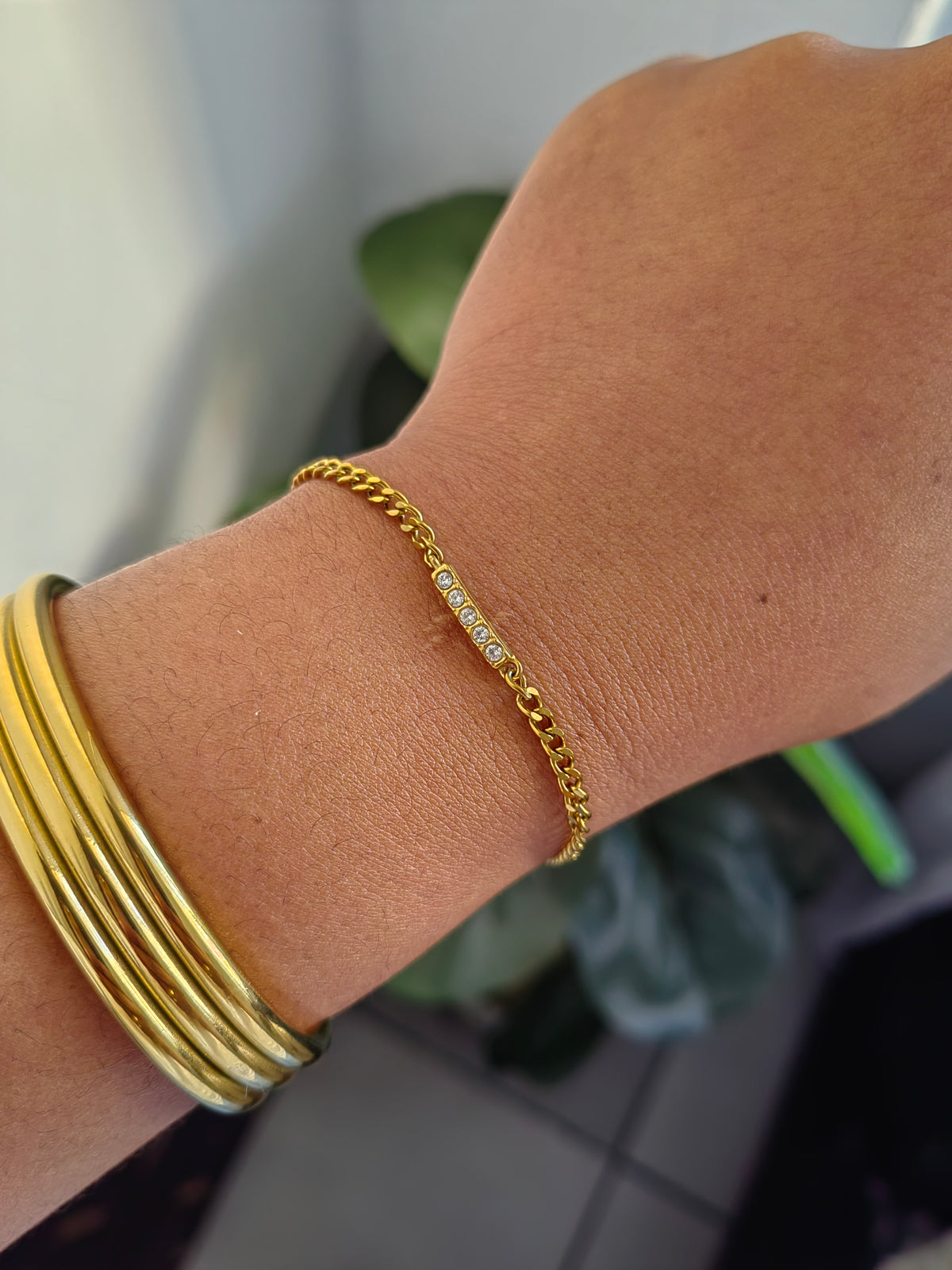 RECTANGLE CUBIC BRACELET