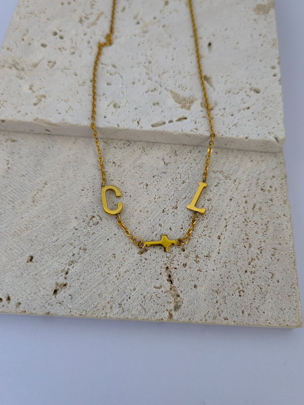3 LETTER CONNECTOR NECKLACE