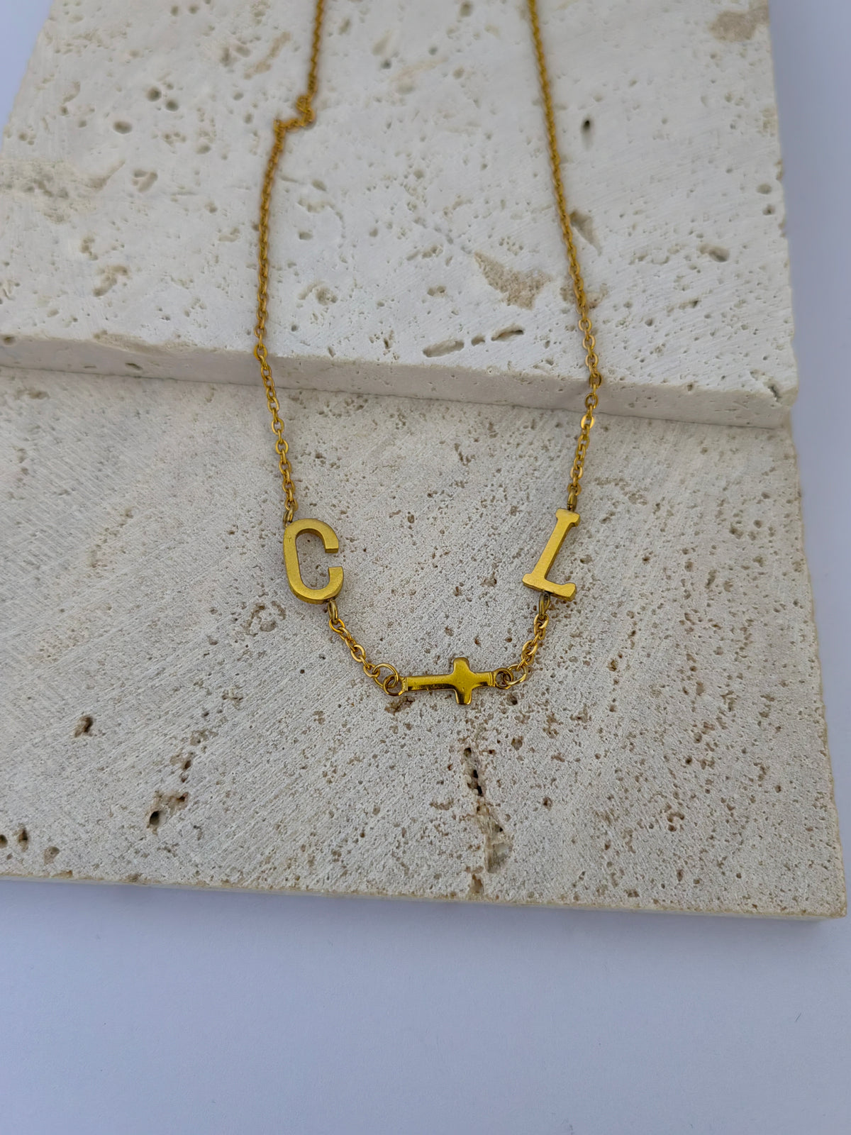 3 LETTER CONNECTOR NECKLACE