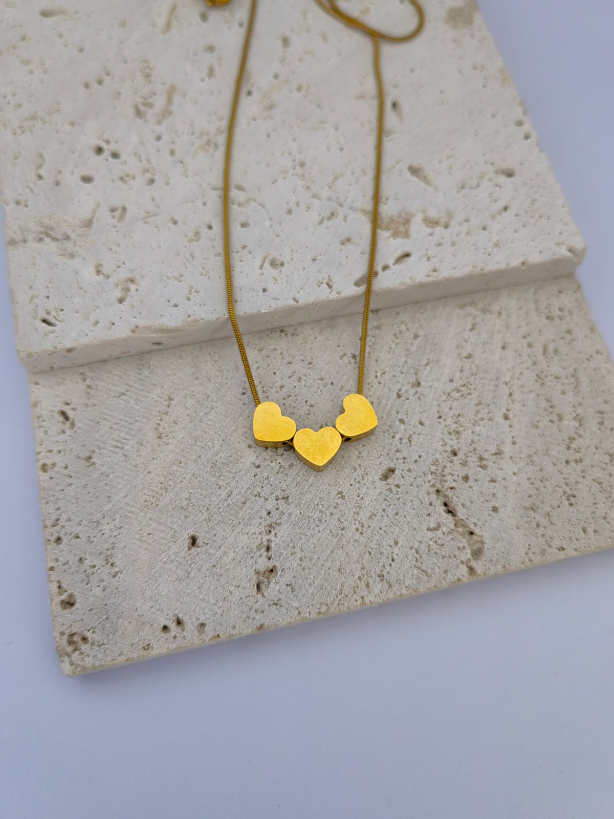 3 HEART NECKLACE