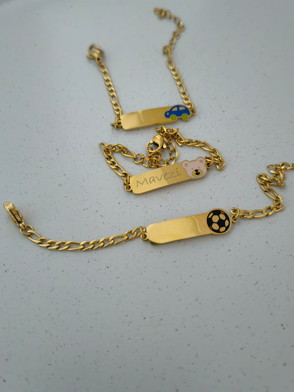 BOYS CAR NAMEPLATE BRACELET