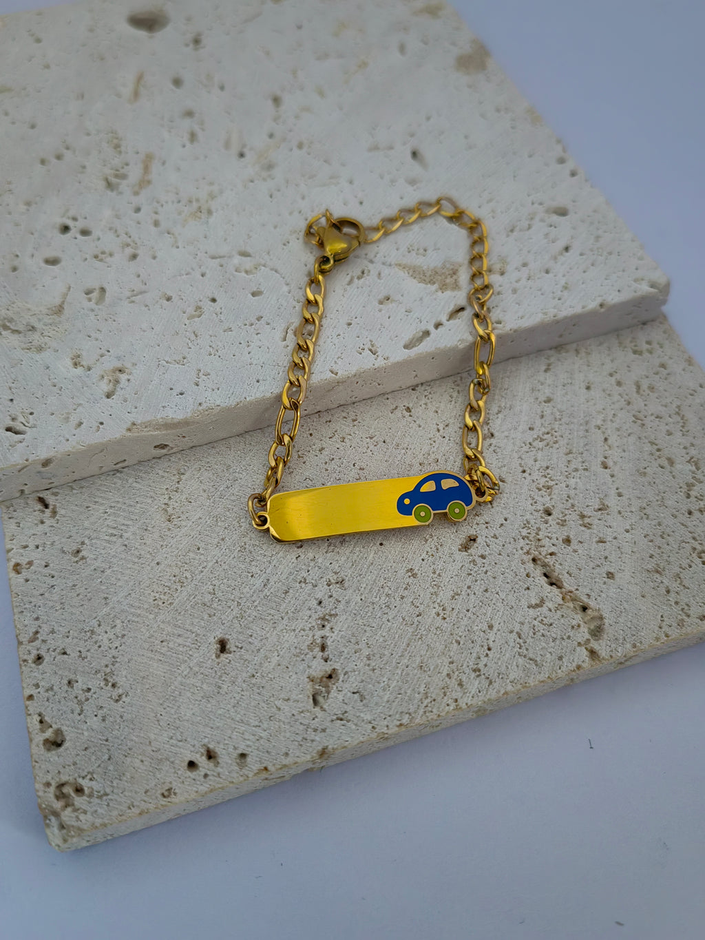 BOYS CAR NAMEPLATE BRACELET