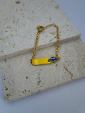 BOYS CAR NAMEPLATE BRACELET