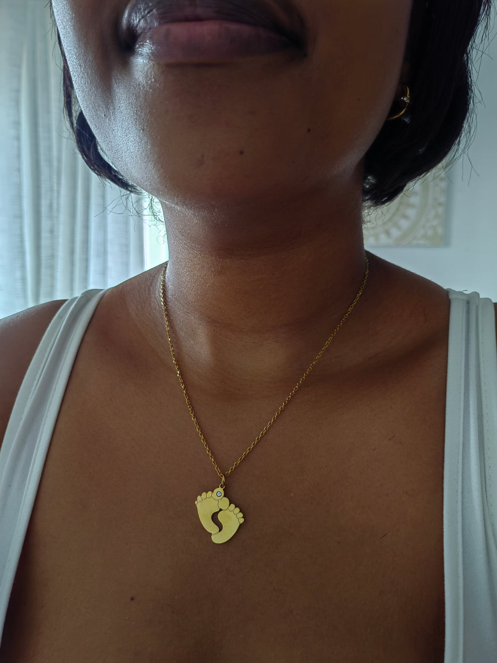 BABY FEET NECKLACE