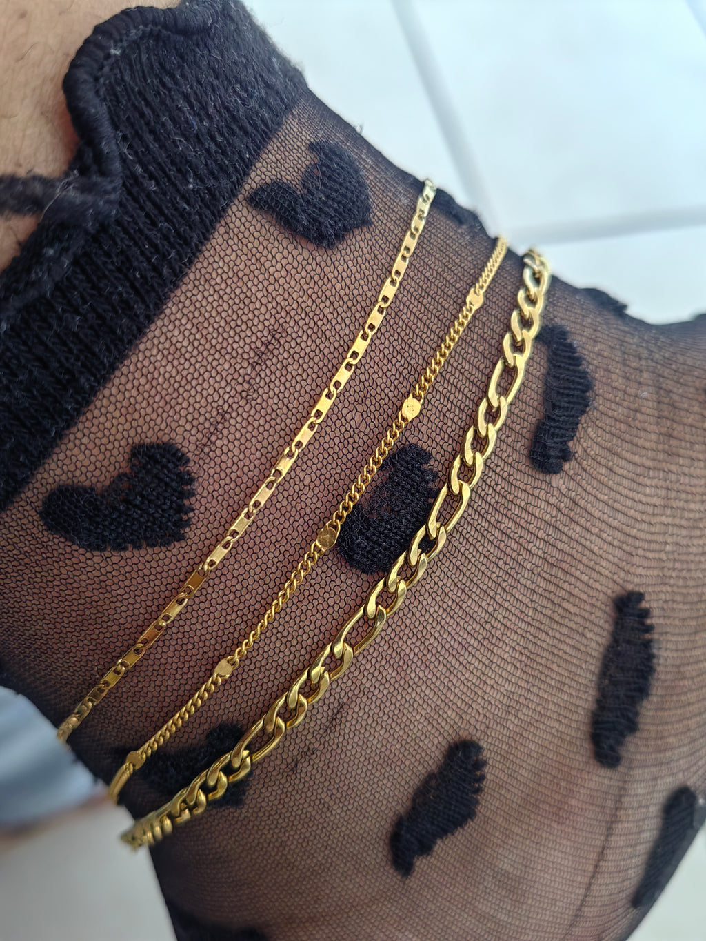 SMALL FIGARO ANKLET