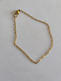 MED PAPERCLIP ANKLET
