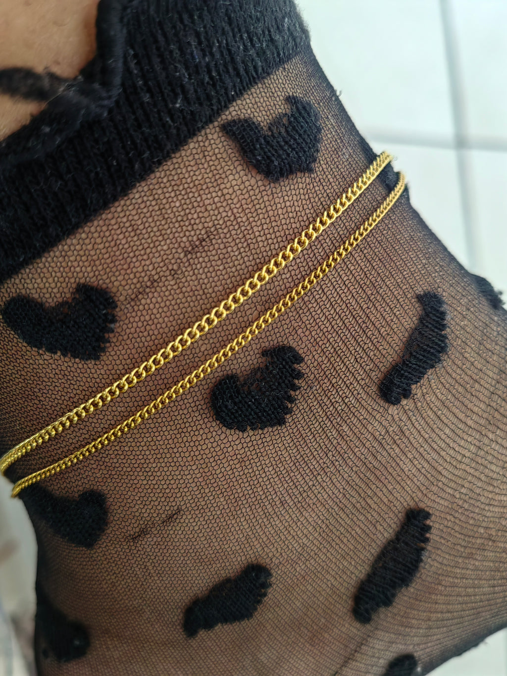THIN CHAIN ANKLET