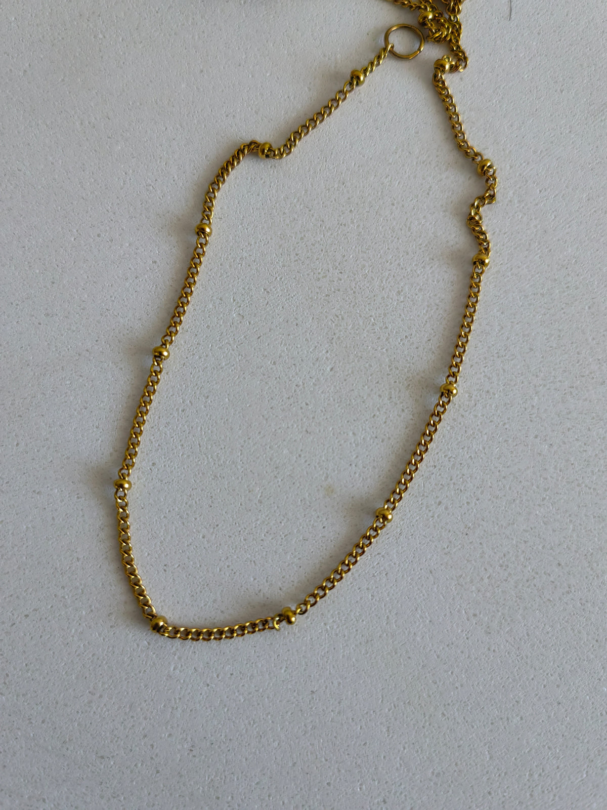 THIN DEW DROP ANKLET