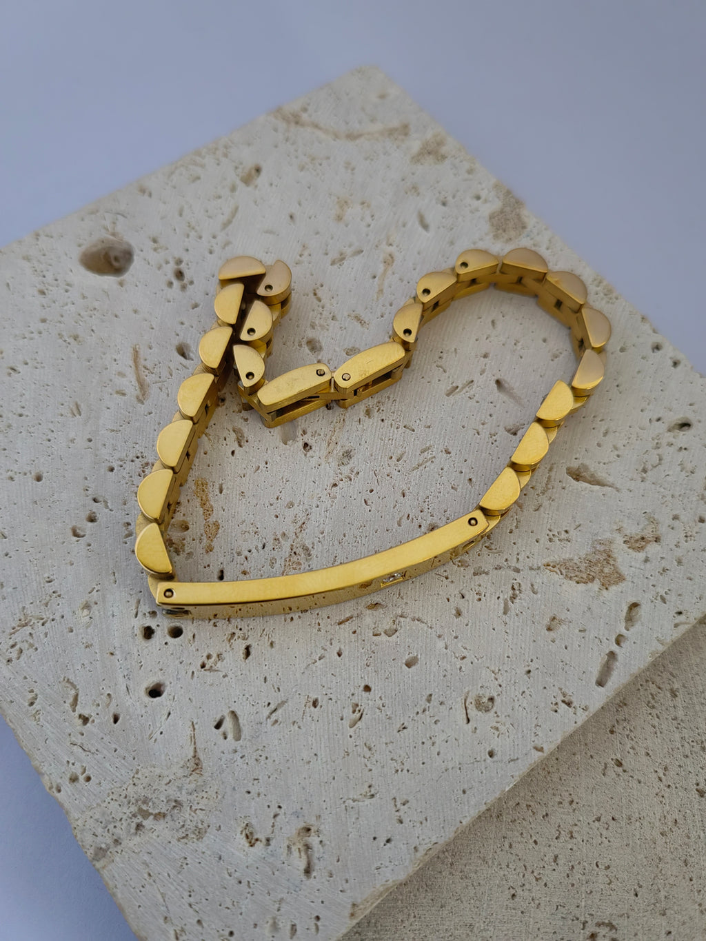 WATCH STYLE NAMEPLATE BRACELET