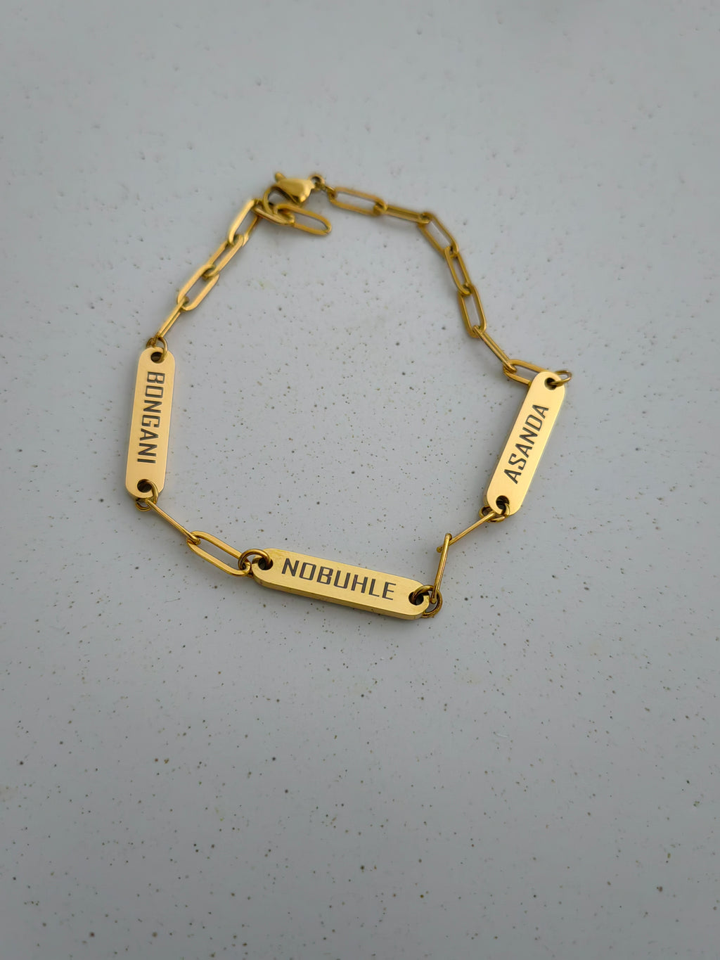 3 NAME PLATE NECKLACE