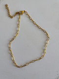 LARGE PAPERCLIP ANKLET