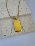 MEN'S BAR NAMEPLATE NECKLACE