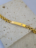 WATCH STYLE NAMEPLATE BRACELET