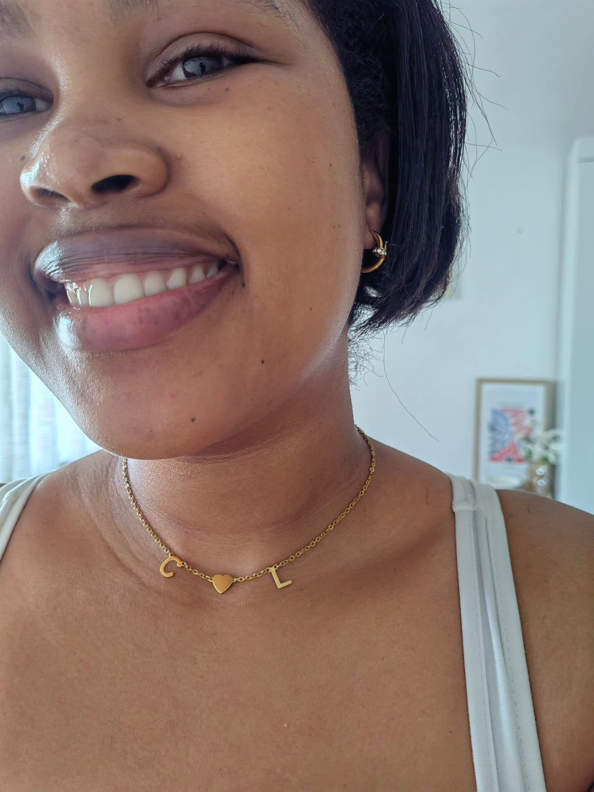 INITIAL CHAIN NECKLACE